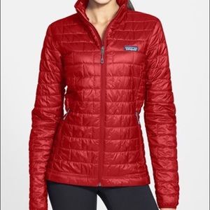 Red Patagonia Nano Puff Jacket